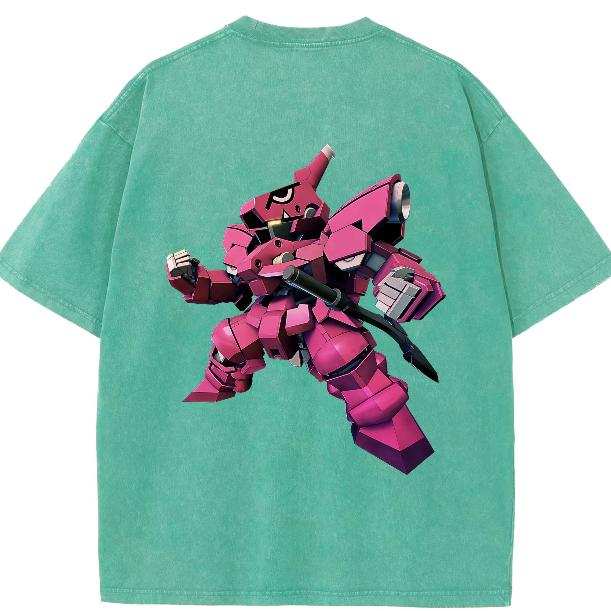 （画像用） 機動戦士ガンダム Mobile Suit Gundam 綿100% ヴィンテージ風 半袖Tシャツ（背面プリント）